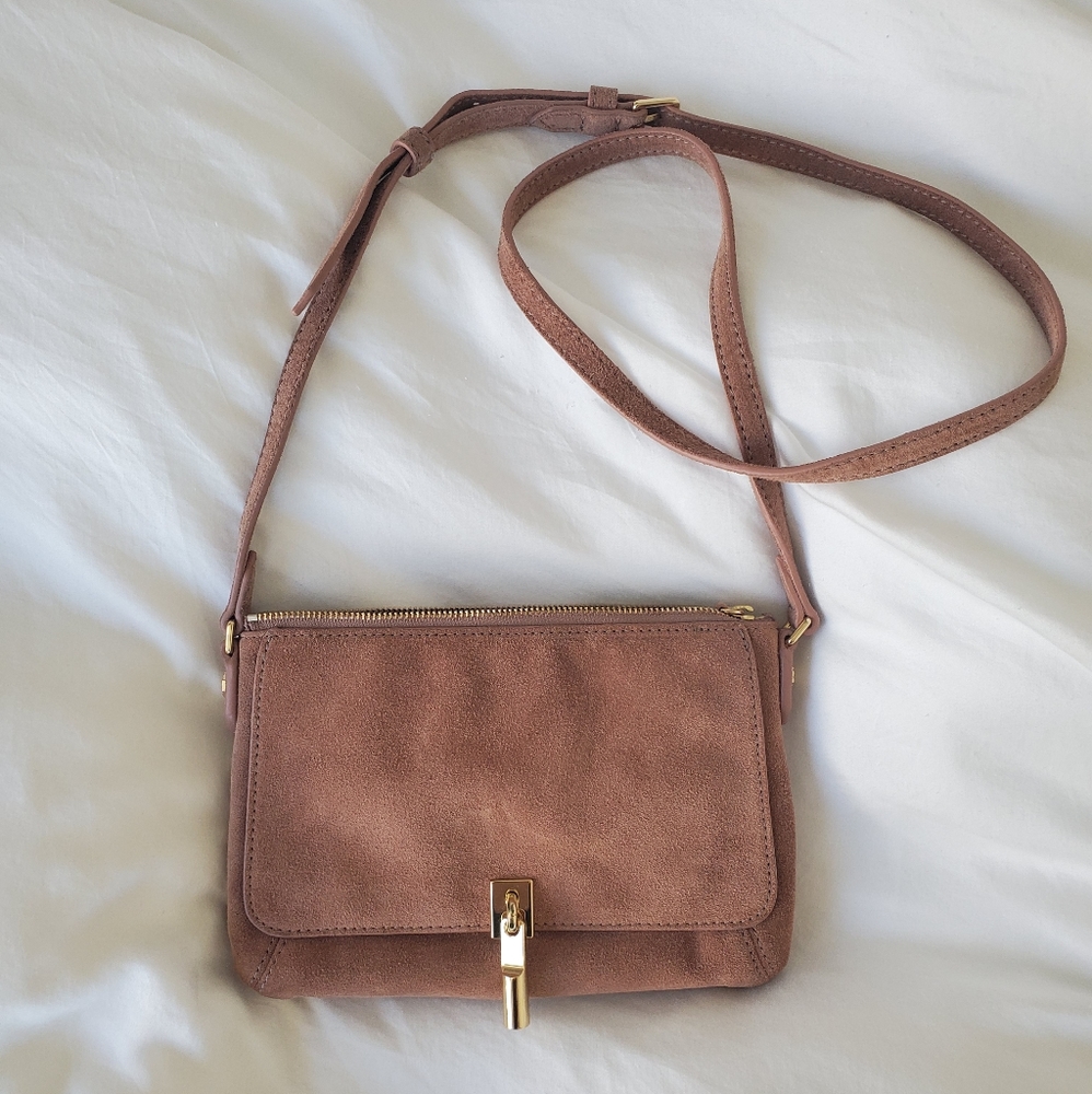 Elizabeth and James Cynnie Suede Crossbody Bag